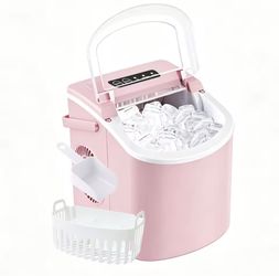 Brand New Portable Countertop Ice Maker – Makes Ice in 6 Minutes