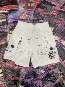 Eric Emanuel White Skyline Shorts