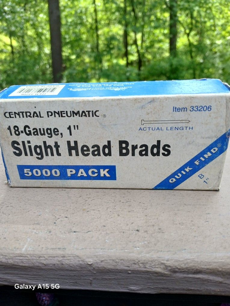 ● FULL BOX●SLIGHT HEAD BRADS● ●5,000 PACK●