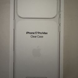 Apple iPhone 17 Pro Max Clear Case