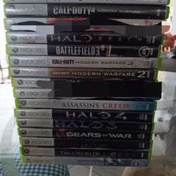 Xbox 360 Games $5 Ea