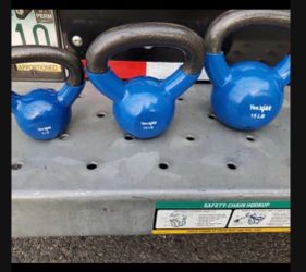 Kettlebells 5,10,15 lbs