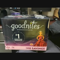 Goodnites pullups / Diapers NEW Unopened Box