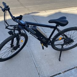 35-Speed Electric Bike 750W Battery 26" Tire Electric Mountain Bike 20MPH
