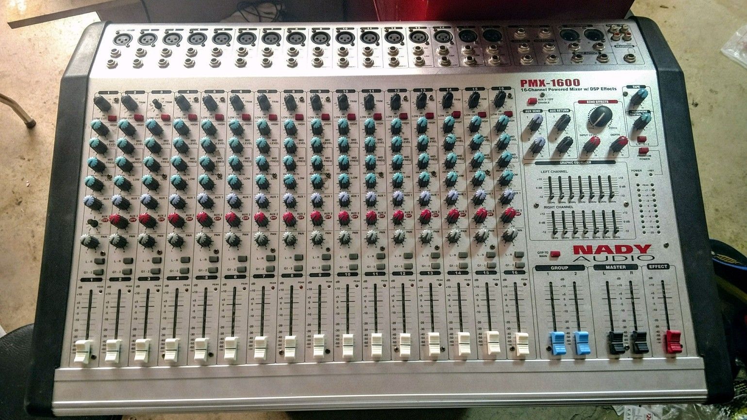 Nady audio powered mixer