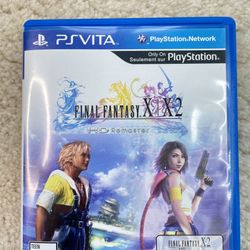 FINAL FANTASY X X2 FFX HD REMASTER Sony PS Vita PREOWNED COMPLETE