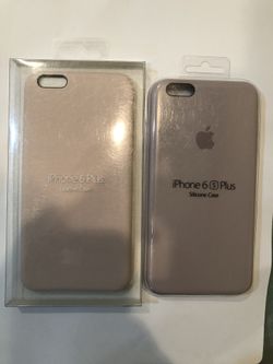 iPhone 6 Plus Leather and Silicone Cases