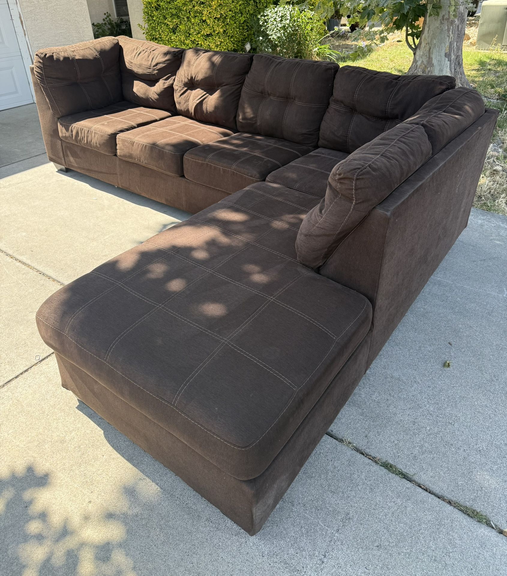 Brown Sectional Couch