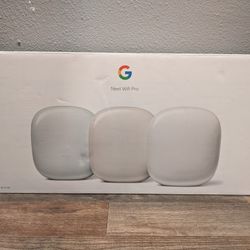 New Google Nest WiFi Pro 6E Mesh Router 3 Pack