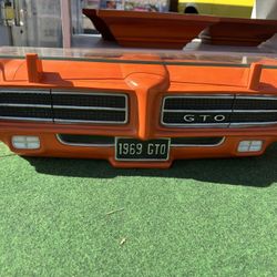 69 Pontiac GTO Front End Replica Glass Shelf 
