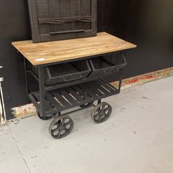 Industrial 2 Drawer Cart