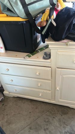 White dresser