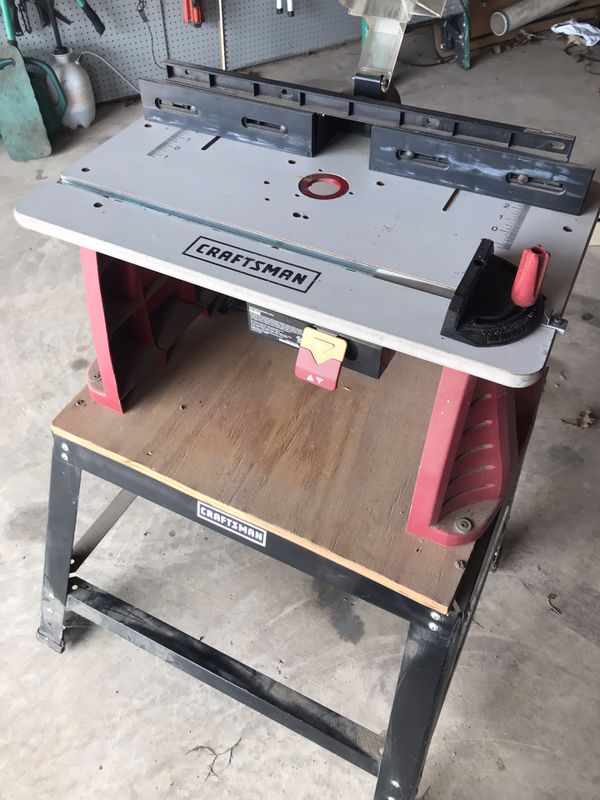 Craftsman router table and stand for Sale in Cibolo, TX OfferUp