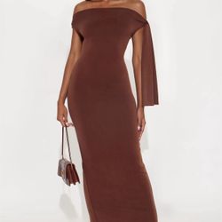 Fashion Nova Brown Dress