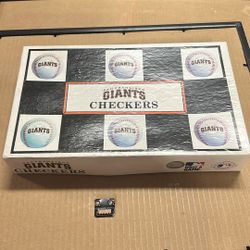 San Francisco Giants Checkers Board Game 