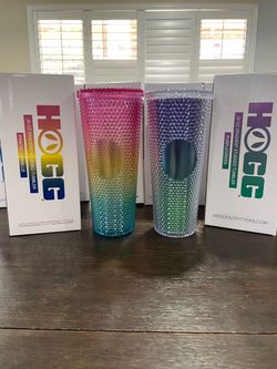 24oz Hogg studded tumbler