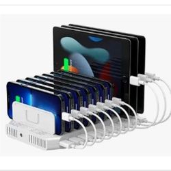 Brand new 10 port charging station 60W