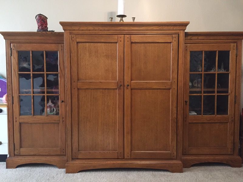 Wood Entertainment center