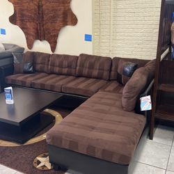 Sectional Couch On Sale $499 today one left in stock clearance