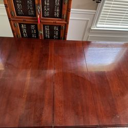 Real Cherry Oak Dining Table