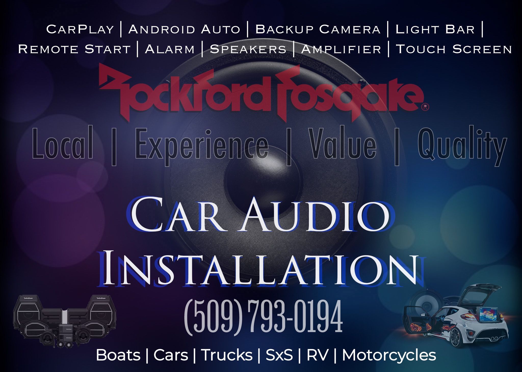 Car Audio - CarPlay - Android Auto - Backup Camera