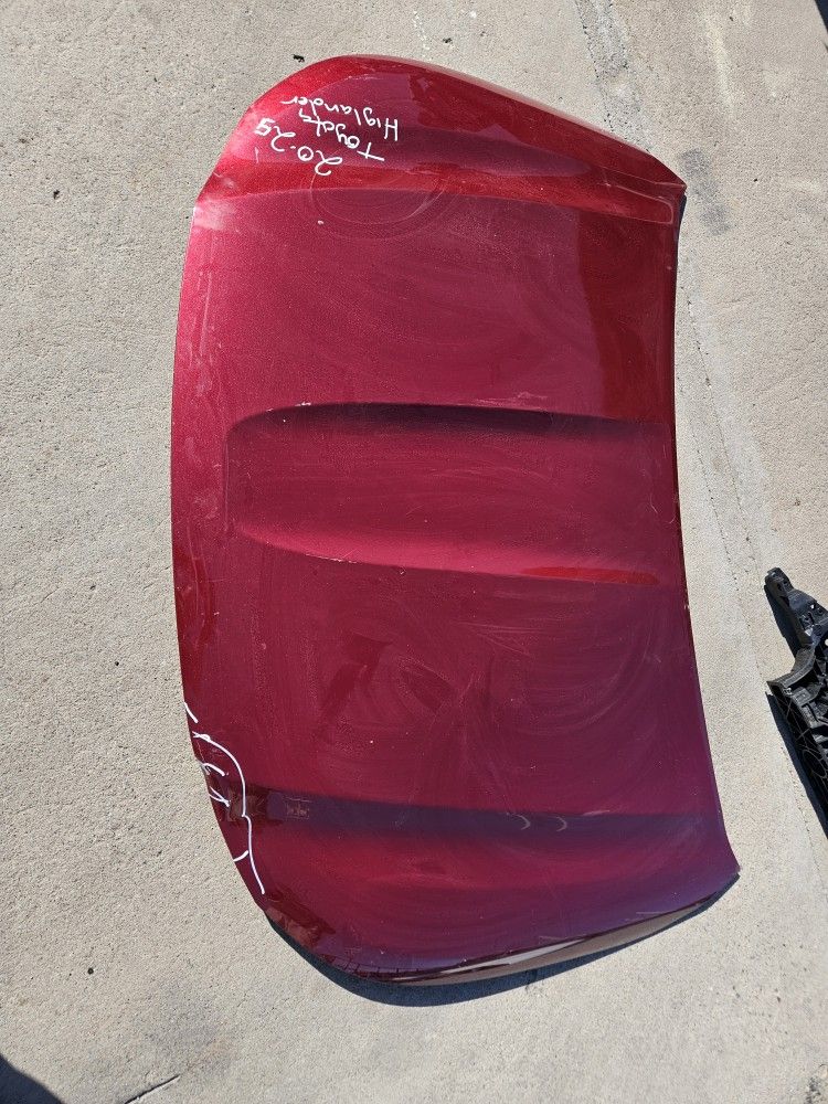 Toyota Highlander  Hood Oem 20 To 25 