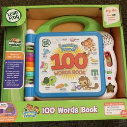 Leap Frog Learning Friend 100 Words Book