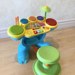 (Excellent) VTech Zoo Jamz Stompin' Fun Drums Set