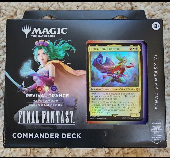 mtg collector final fantasy 401 Games Canada - MTG - Universes Beyond: Final Fantasy - Commander Deck -  Set of 4 main image 0