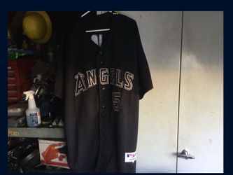 Angels Albert Pujols authentic Majestic jersey size 60