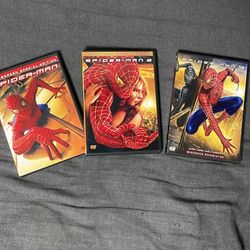 Spider-Man Trilogy DVDs 