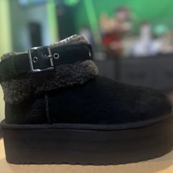 Uggs With Ultra Mini Belted Roller Boots