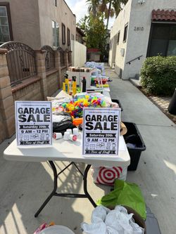 Garage sale now everything must go west adam