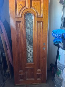 Front door is a double door