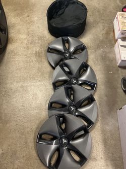 Tesla wheel covers