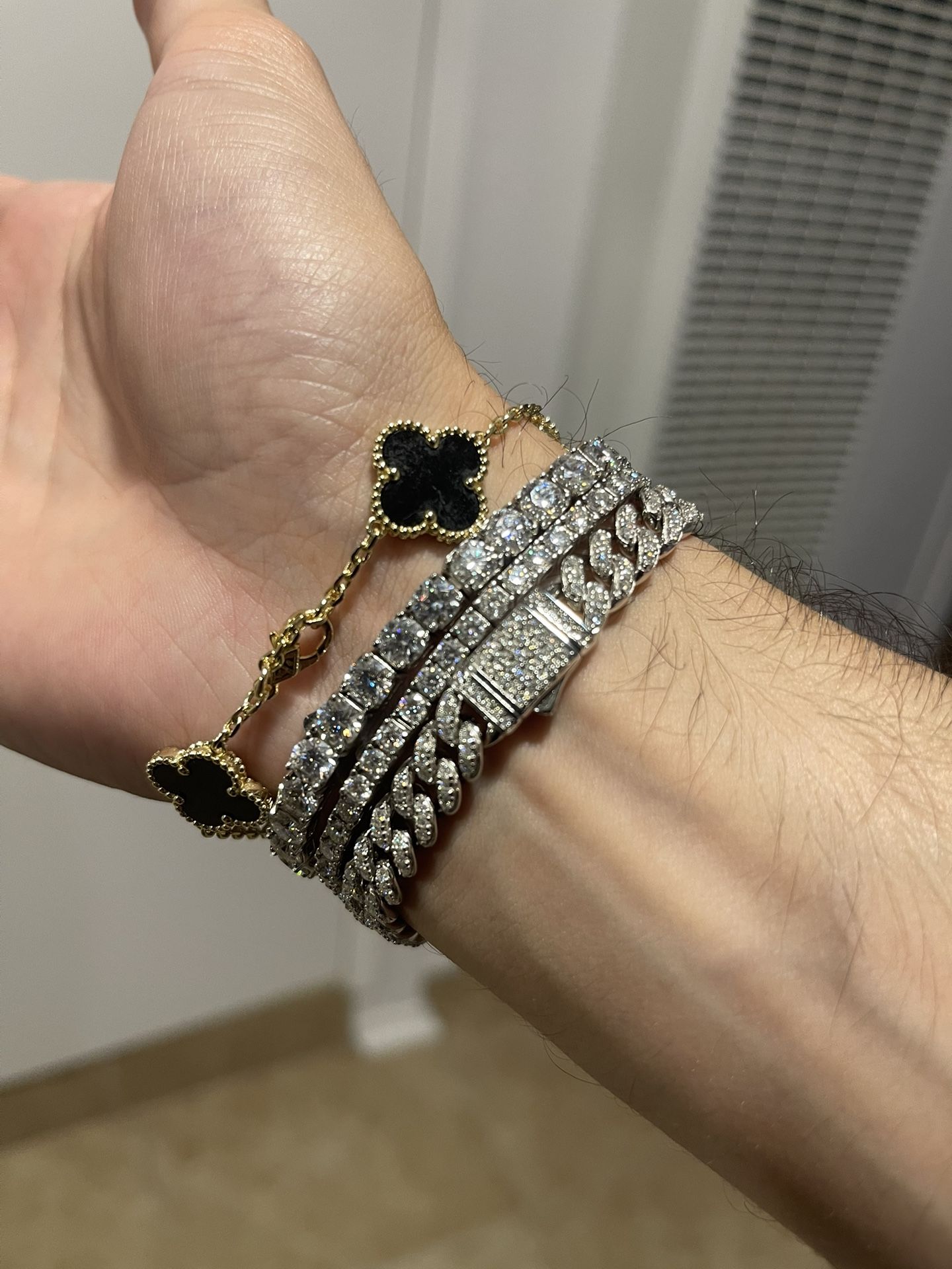 Moissanite And Van Cleef Bracelets