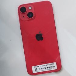 Red 128Gb 14 Clean With Warranty 💯 For T 📲 Mobile 