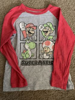 Super Mario tee size 7x