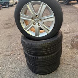 Clean set of 4 lexus rims and tires for sale 