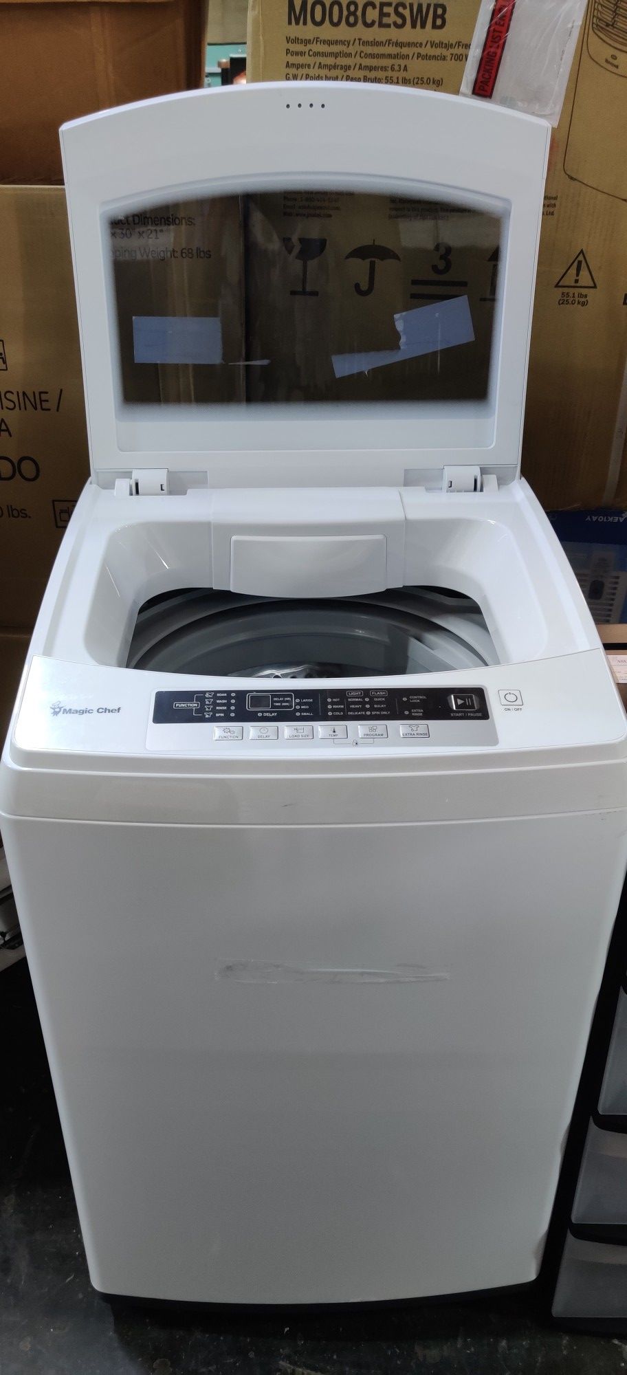 2.0 cu ft portable washer (magic chef)