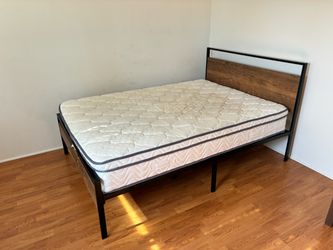 Full Size Mattress with frame for sale