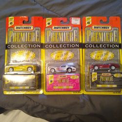 Vintage Premiere Matchbox Corvettes