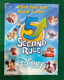 5 Second Rule Disney Edition Board Game