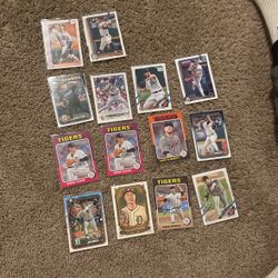 Topps Baseball Cards Detroit Tigers Pitchers 