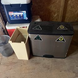 Waste baskets and recycle bin