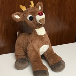 Build-A-Bear Brown Reindeer with Red Nose