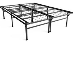 ZINUS SmartBase Heavy Duty Mattress Foundation / 18 Inch Metal Platform Bed Frame / No Box Spring Needed / Sturdy Steel Frame / Underbed Storage, Full