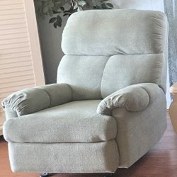 Very Pale Green Recliner Chair