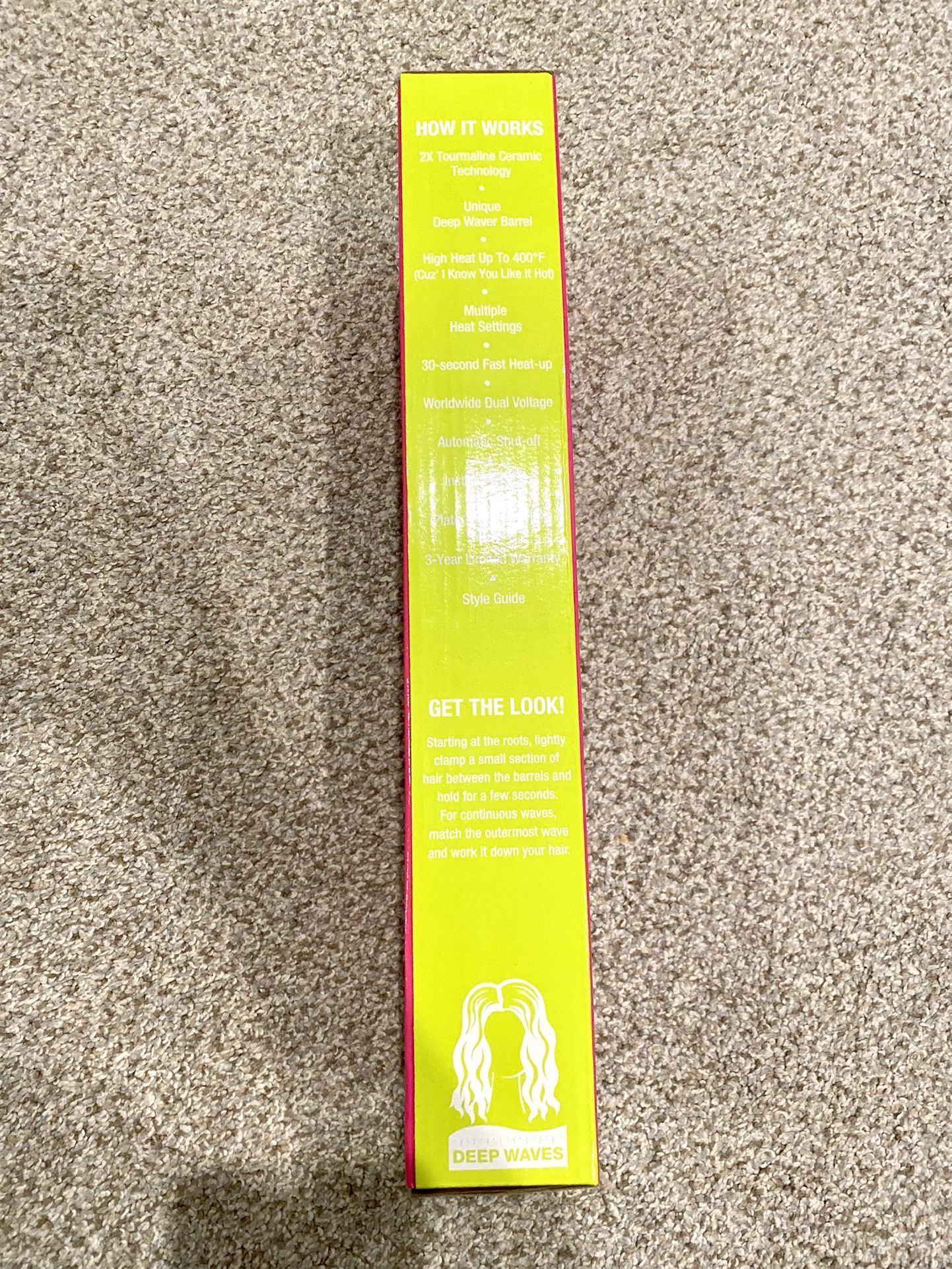 Bed Head Wave Artist Ceramic Deep Hair Waver for Beachy Waves, Purple