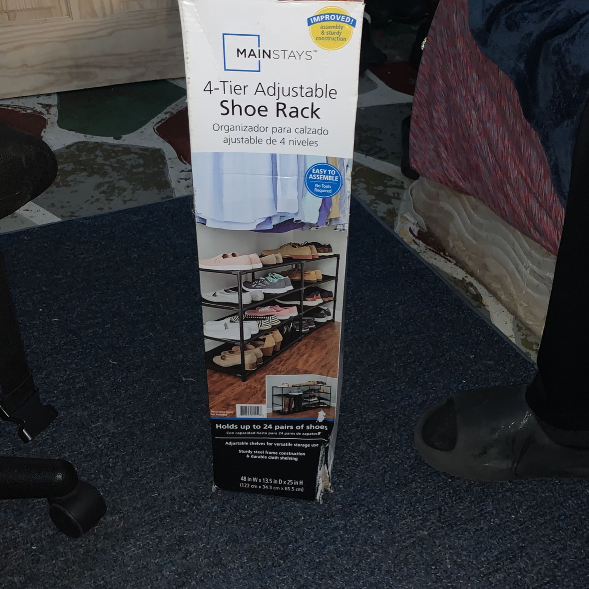 Four Tier Adjustable Shoe Rack